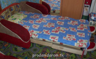 Недорого Диван-кровать мишка с мёдом спальное м. 200х95  - диван-кровать -медвежонок с бочкой мёда (1.JPG